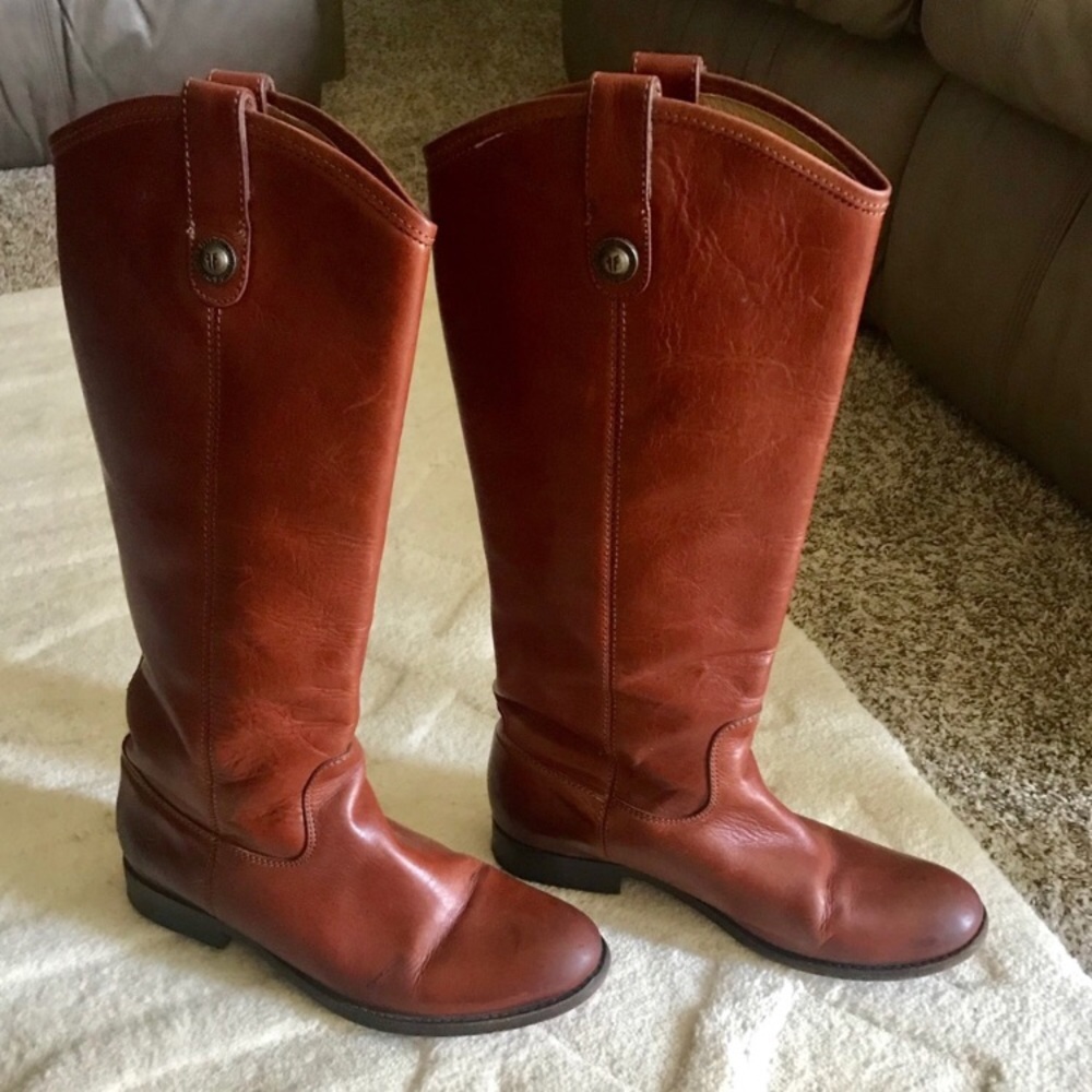 Size 7.5 Cognac Frye boots